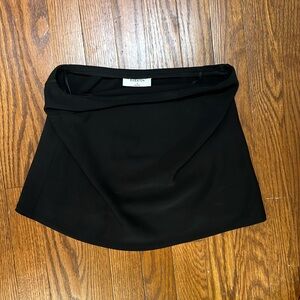 Aritzia Black babaton strapless top